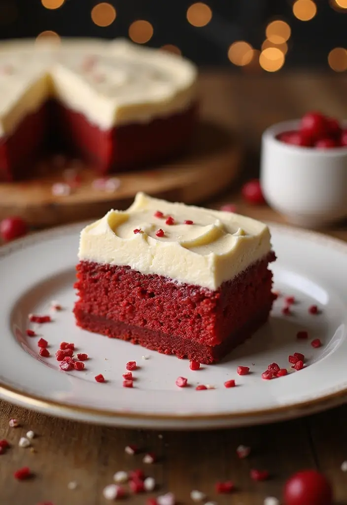 30+ Easy Dessert Bar Recipes with Cake Mixes That Everyone Will Enjoy 36 30+ Easy Dessert Bar Recipes with Cake Mixes That Everyone Will Enjoy - 6. Red Velvet Cheesecake Bars