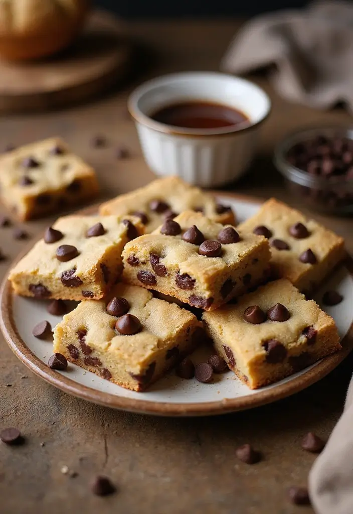 30+ Easy Dessert Bar Recipes with Cake Mixes That Everyone Will Enjoy 50 30+ Easy Dessert Bar Recipes with Cake Mixes That Everyone Will Enjoy - 8. Chocolate Chip Cookie Bars