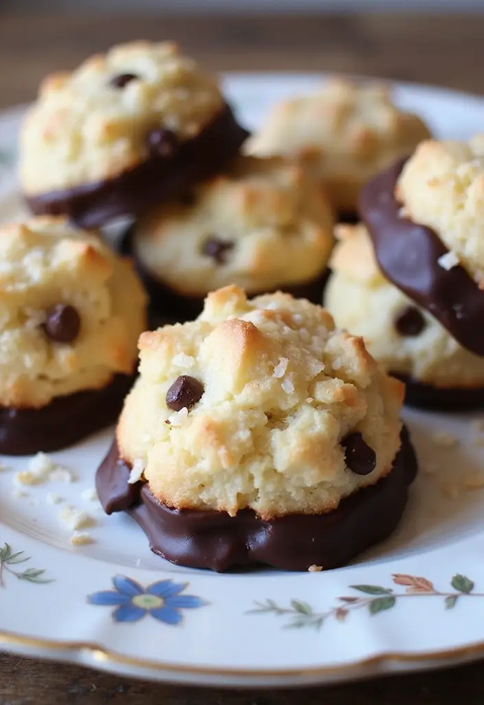 30+ Easy Dessert Recipes with Chocolate Chips That Melt in Your Mouth 71 30+ Easy Dessert Recipes with Chocolate Chips That Melt in Your Mouth - 11. Chocolate Chip Coconut Macaroons