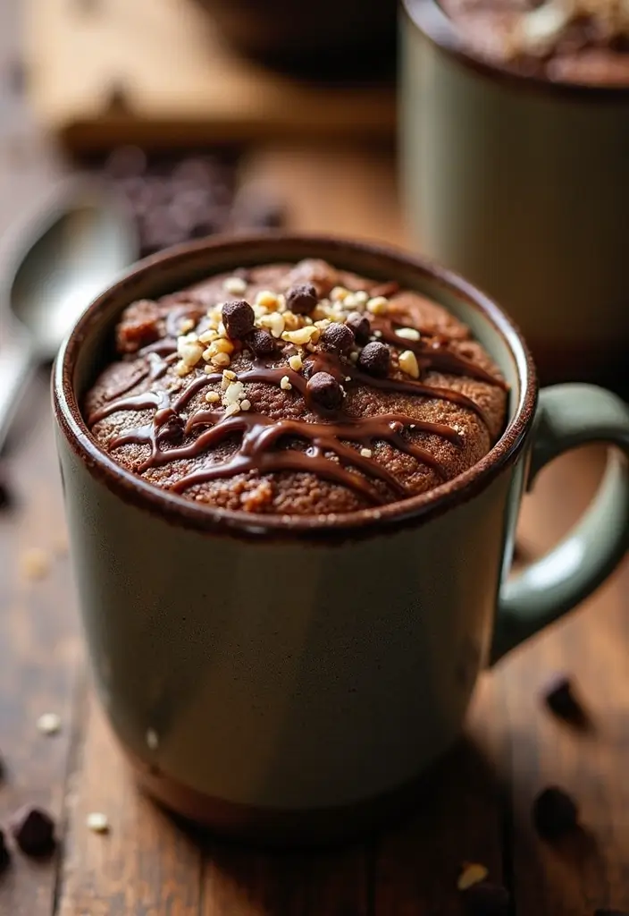 30+ Easy Dessert Recipes with Chocolate Chips That Melt in Your Mouth 78 30+ Easy Dessert Recipes with Chocolate Chips That Melt in Your Mouth - 12. Healthy Chocolate Chip Mug Brownie