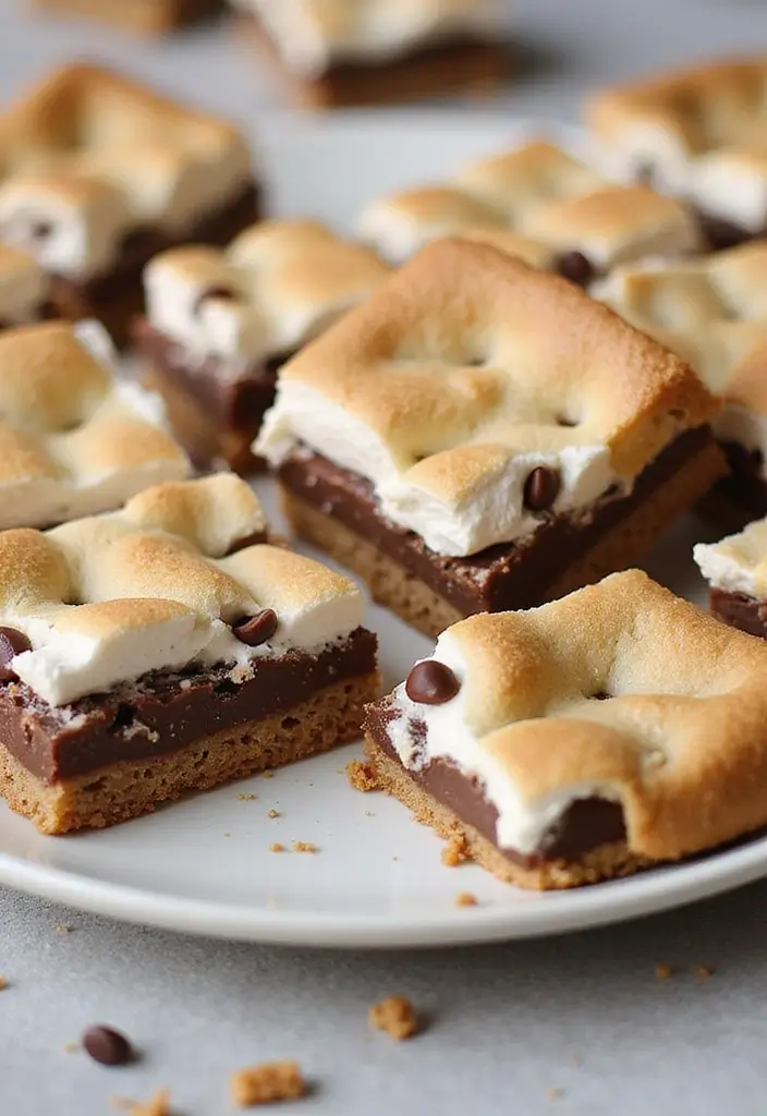 30+ Easy Dessert Recipes with Chocolate Chips That Melt in Your Mouth 144 30+ Easy Dessert Recipes with Chocolate Chips That Melt in Your Mouth - 22. Chocolate Chip S’mores Bars