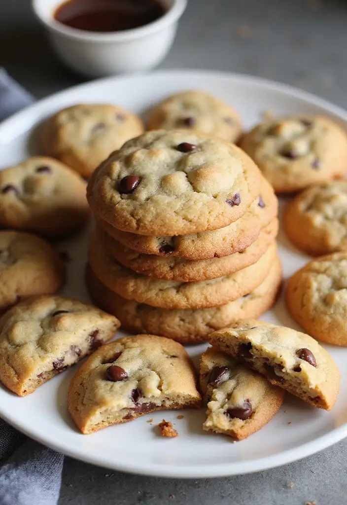 30+ Easy Dessert Recipes with Chocolate Chips That Melt in Your Mouth 149 30+ Easy Dessert Recipes with Chocolate Chips That Melt in Your Mouth - 23. Chocolate Chip Almond Flour Cookies