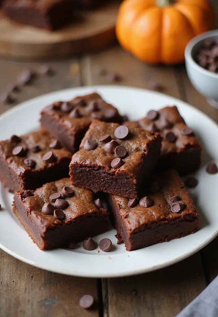 30+ Easy Dessert Recipes with Chocolate Chips That Melt in Your Mouth 182 30+ Easy Dessert Recipes with Chocolate Chips That Melt in Your Mouth - 28. Chocolate Chip Sweet Potato Brownies