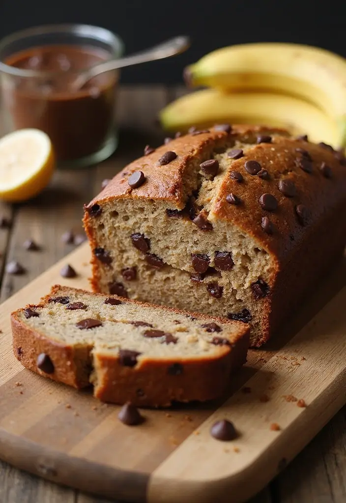 30+ Easy Dessert Recipes with Chocolate Chips That Melt in Your Mouth 15 30+ Easy Dessert Recipes with Chocolate Chips That Melt in Your Mouth - 3. Chocolate Chip Banana Bread