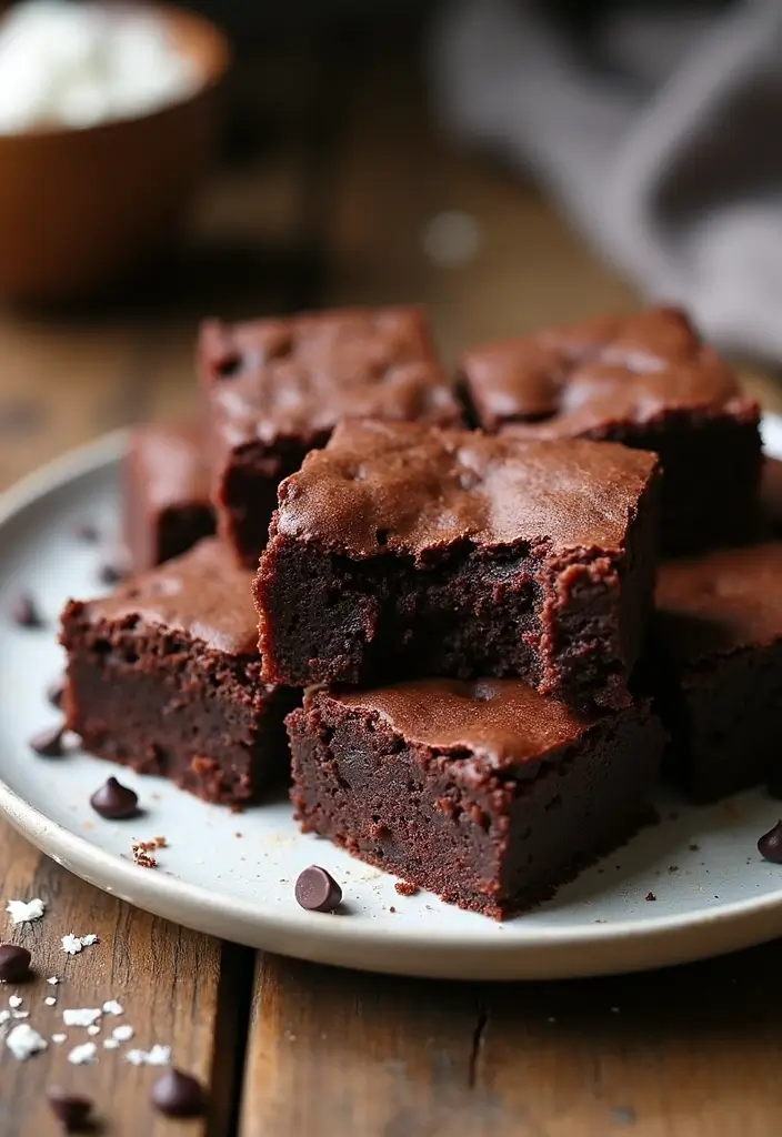 30+ Easy Dessert Recipes with Chocolate Chips That Melt in Your Mouth 196 30+ Easy Dessert Recipes with Chocolate Chips That Melt in Your Mouth - 30. Chocolate Chip Coconut Flour Brownies