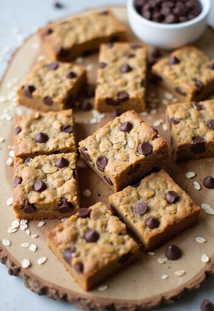 30+ Easy Dessert Recipes with Chocolate Chips That Melt in Your Mouth 22 30+ Easy Dessert Recipes with Chocolate Chips That Melt in Your Mouth - 4. Chocolate Chip Oatmeal Bars