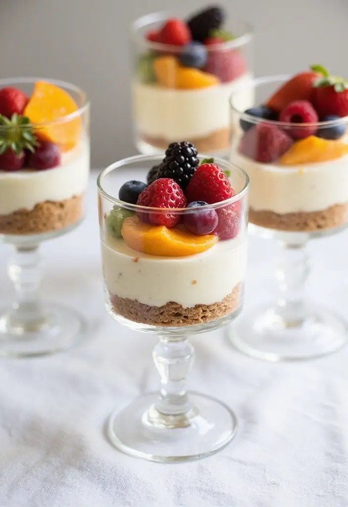 30+ Easy Dessert Recipes with Just a Few Ingredients for Busy Days 53 30+ Easy Dessert Recipes with Just a Few Ingredients for Busy Days - 11. No-Bake Cheesecake Cups
