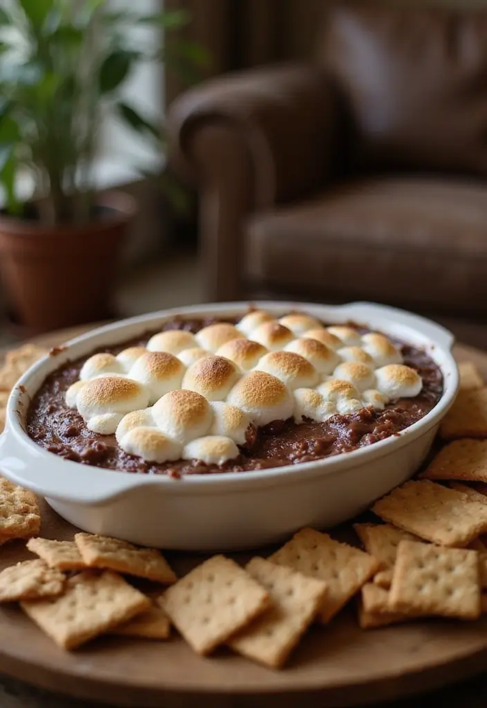 30+ Easy Dessert Recipes with Just a Few Ingredients for Busy Days 74 30+ Easy Dessert Recipes with Just a Few Ingredients for Busy Days - 14. S'mores Dip