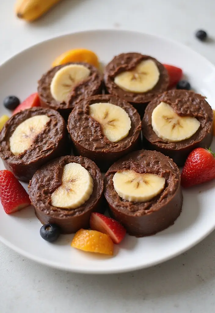 30+ Easy Dessert Recipes with Just a Few Ingredients for Busy Days 101 30+ Easy Dessert Recipes with Just a Few Ingredients for Busy Days - 19. Chocolate Banana Sushi