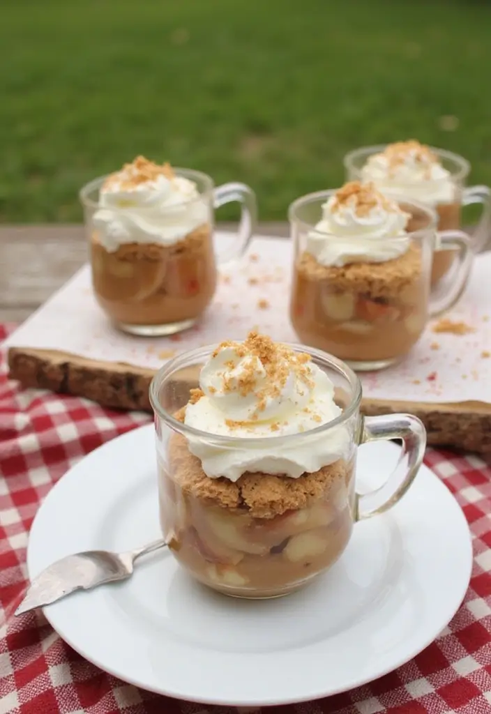 30+ Easy Dessert Recipes with Just a Few Ingredients for Busy Days 157 30+ Easy Dessert Recipes with Just a Few Ingredients for Busy Days - 29. No-Bake Apple Pie Cups