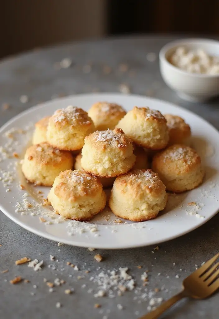 30+ Easy Dessert Recipes with Just a Few Ingredients for Busy Days 164 30+ Easy Dessert Recipes with Just a Few Ingredients for Busy Days - 30. Coconut Macaroons