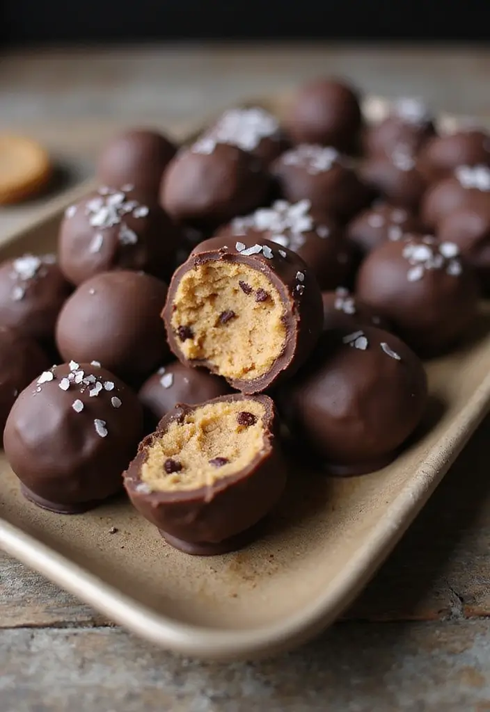 30+ Easy Dessert Recipes with Just a Few Ingredients for Busy Days 38 30+ Easy Dessert Recipes with Just a Few Ingredients for Busy Days - 8. Easy Cookie Dough Truffles