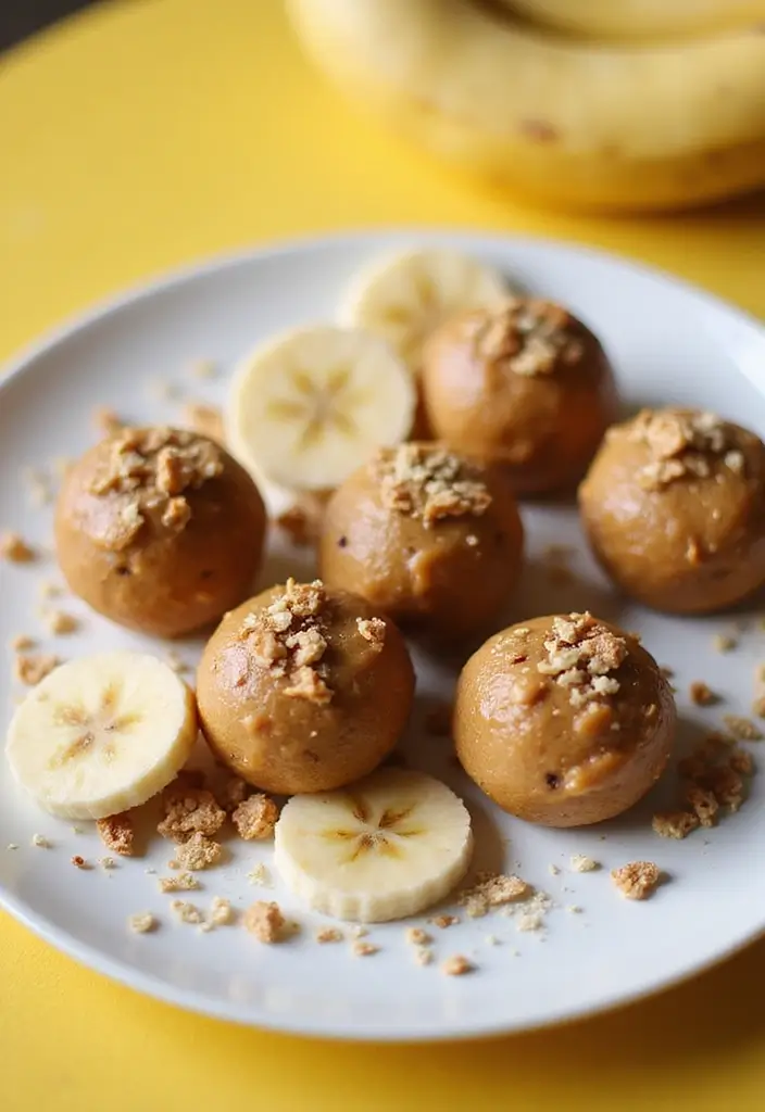 30+ Easy Dessert Recipes with Just a Few Ingredients for Busy Days 43 30+ Easy Dessert Recipes with Just a Few Ingredients for Busy Days - 9. Peanut Butter Banana Bites