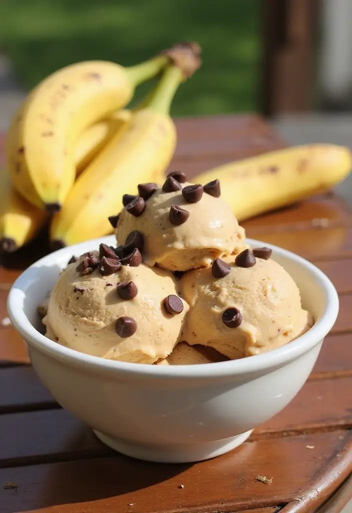 30+ Easy Peanut Butter Dessert Recipes That Will Make You Smile 4 30+ Easy Peanut Butter Dessert Recipes That Will Make You Smile - 2. Peanut Butter Banana Ice Cream
