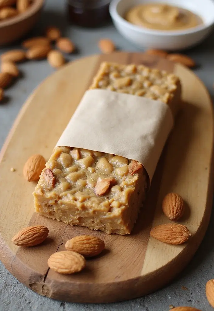 30+ Easy Peanut Butter Dessert Recipes That Will Make You Smile 141 30+ Easy Peanut Butter Dessert Recipes That Will Make You Smile - 23. Peanut Butter Almond Energy Bars
