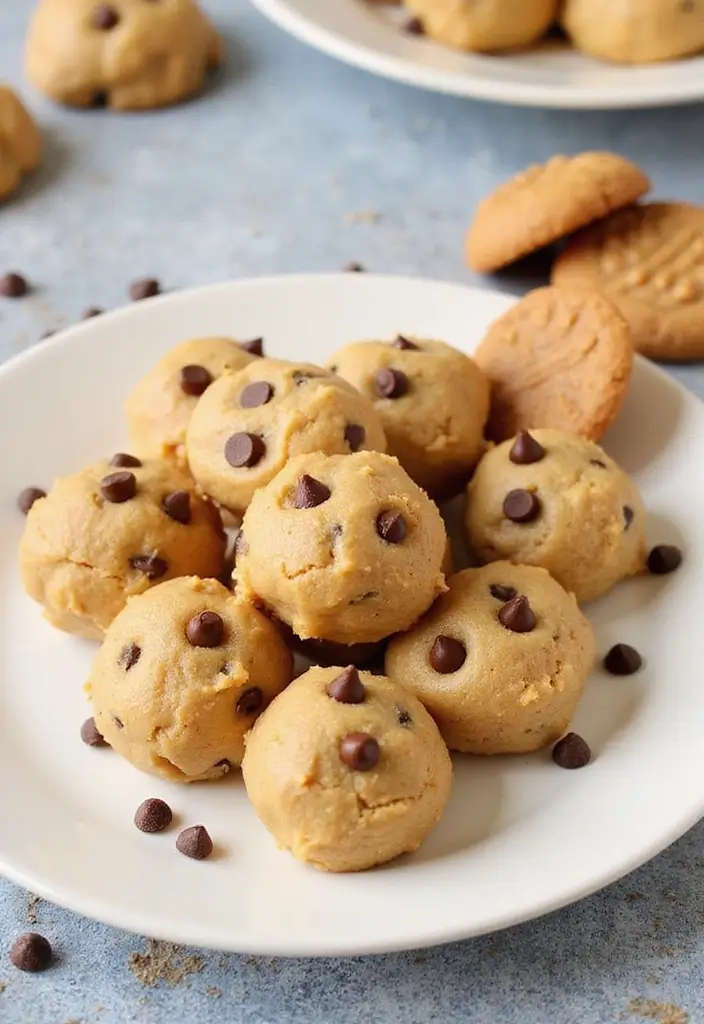 30+ Easy Peanut Butter Dessert Recipes That Will Make You Smile 148 30+ Easy Peanut Butter Dessert Recipes That Will Make You Smile - 24. Peanut Butter Cookie Dough Bites