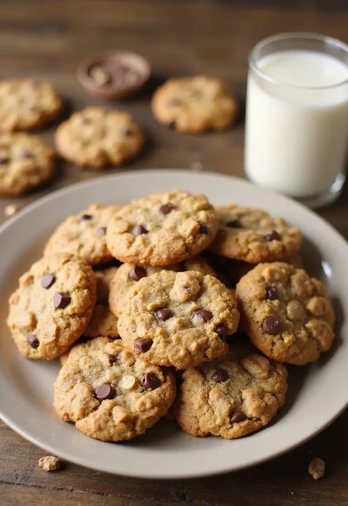 30+ Easy Peanut Butter Dessert Recipes That Will Make You Smile 7 30+ Easy Peanut Butter Dessert Recipes That Will Make You Smile - 3. Peanut Butter Oatmeal Cookies