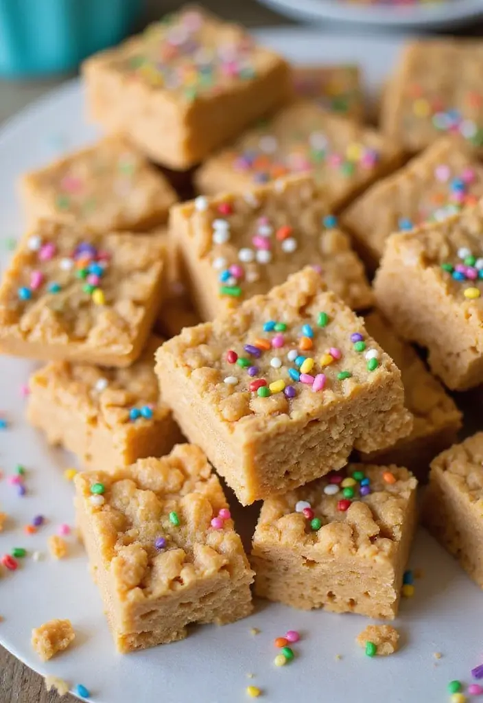 30+ Easy Peanut Butter Dessert Recipes That Will Make You Smile 33 30+ Easy Peanut Butter Dessert Recipes That Will Make You Smile - 7. Peanut Butter Rice Crispy Treats