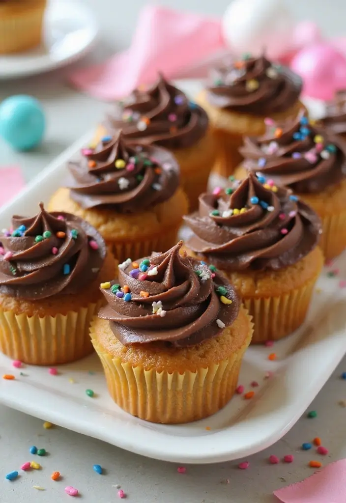 30+ Easy Peanut Butter Dessert Recipes That Will Make You Smile 47 30+ Easy Peanut Butter Dessert Recipes That Will Make You Smile - 9. Peanut Butter Cupcakes with Chocolate Frosting