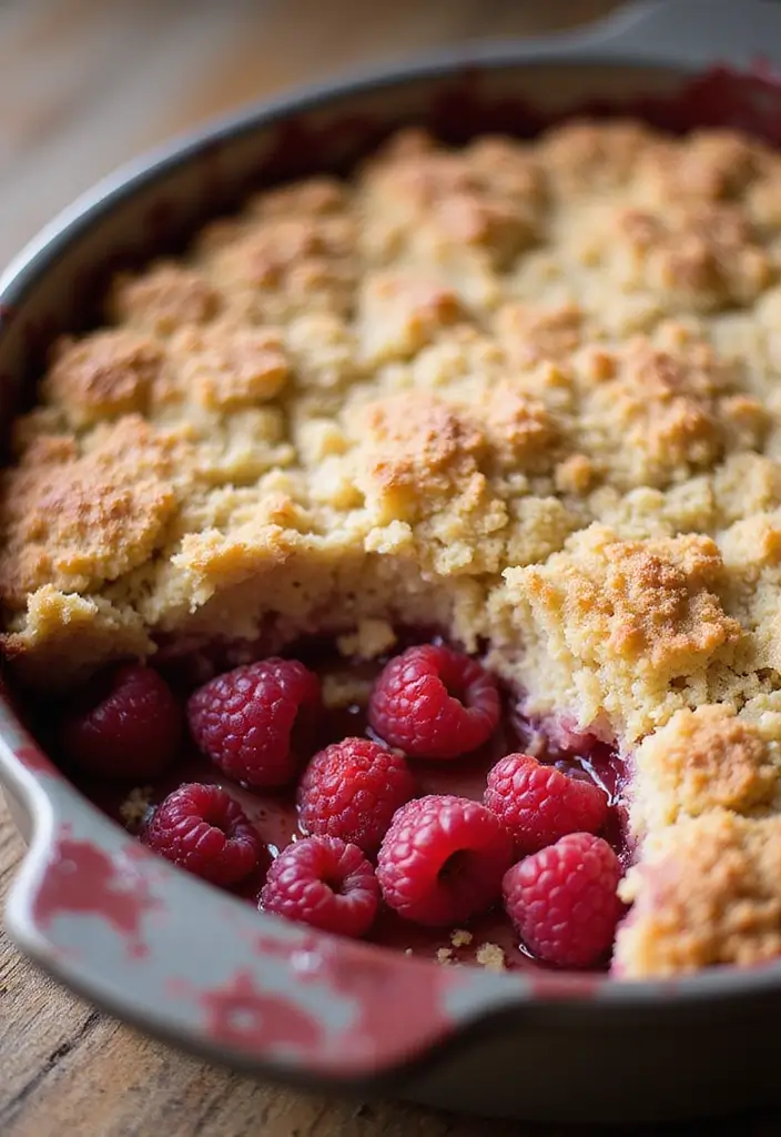 30+ Gluten-Free 9x13 Dessert Recipes Perfect for Family Gatherings - 12. Heavenly Gluten-Free Raspberry Crumble