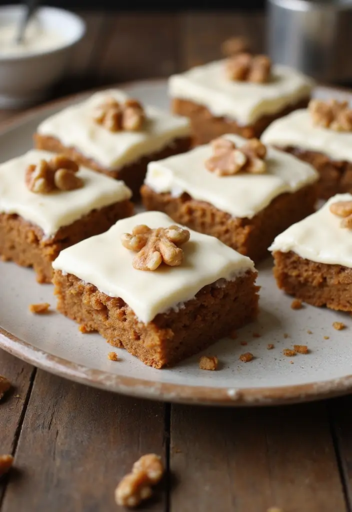 30+ Gluten-Free 9x13 Dessert Recipes Perfect for Family Gatherings - 22. Delectable Gluten-Free Carrot Cake Bars