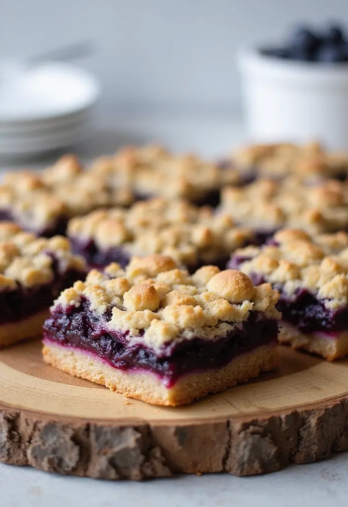 30+ Gluten-Free 9x13 Dessert Recipes Perfect for Family Gatherings - 28. Delicious Gluten-Free Blueberry Crumble Bars