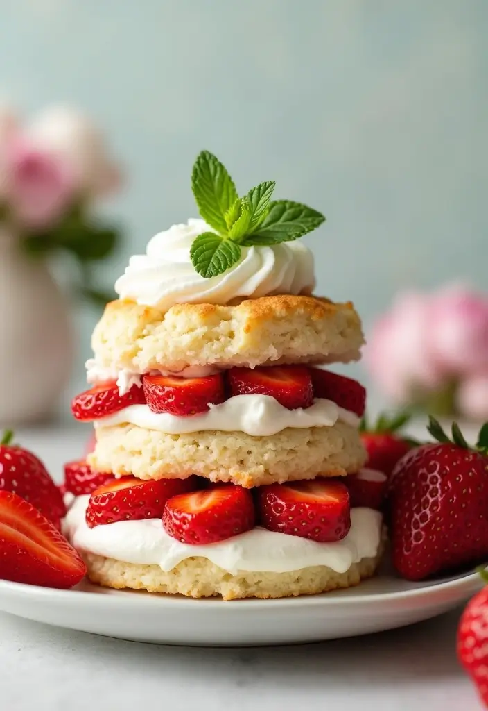 30+ Gluten-Free 9x13 Dessert Recipes Perfect for Family Gatherings - 3. Fruity Gluten-Free Strawberry Shortcake