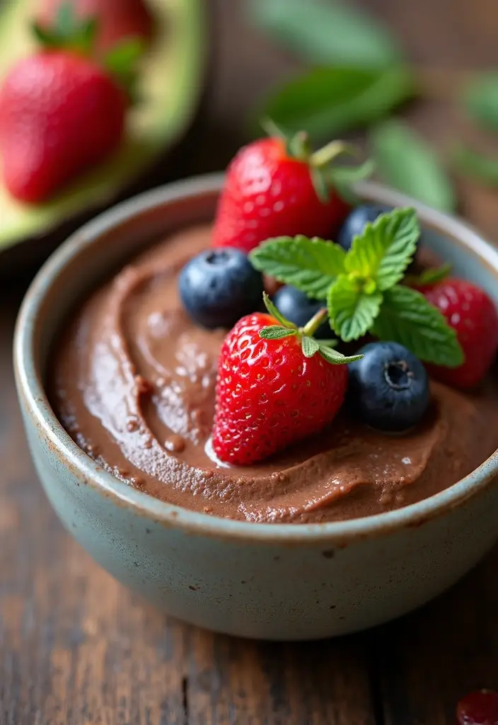 30+ Healthy Gluten Free Dessert Recipes for Every Sweet Tooth 1 30+ Healthy Gluten Free Dessert Recipes for Every Sweet Tooth - 1. Decadent Vegan Chocolate Avocado Mousse