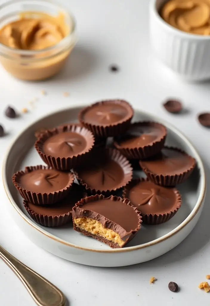 30+ Healthy Gluten Free Dessert Recipes for Every Sweet Tooth 69 30+ Healthy Gluten Free Dessert Recipes for Every Sweet Tooth - 11. Vegan Peanut Butter Cups