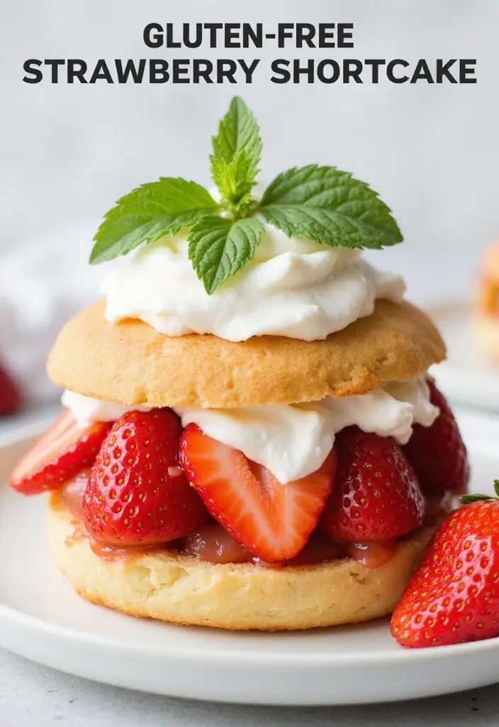 30+ Healthy Gluten Free Dessert Recipes for Every Sweet Tooth 111 30+ Healthy Gluten Free Dessert Recipes for Every Sweet Tooth - 17. Gluten-Free Strawberry Shortcake