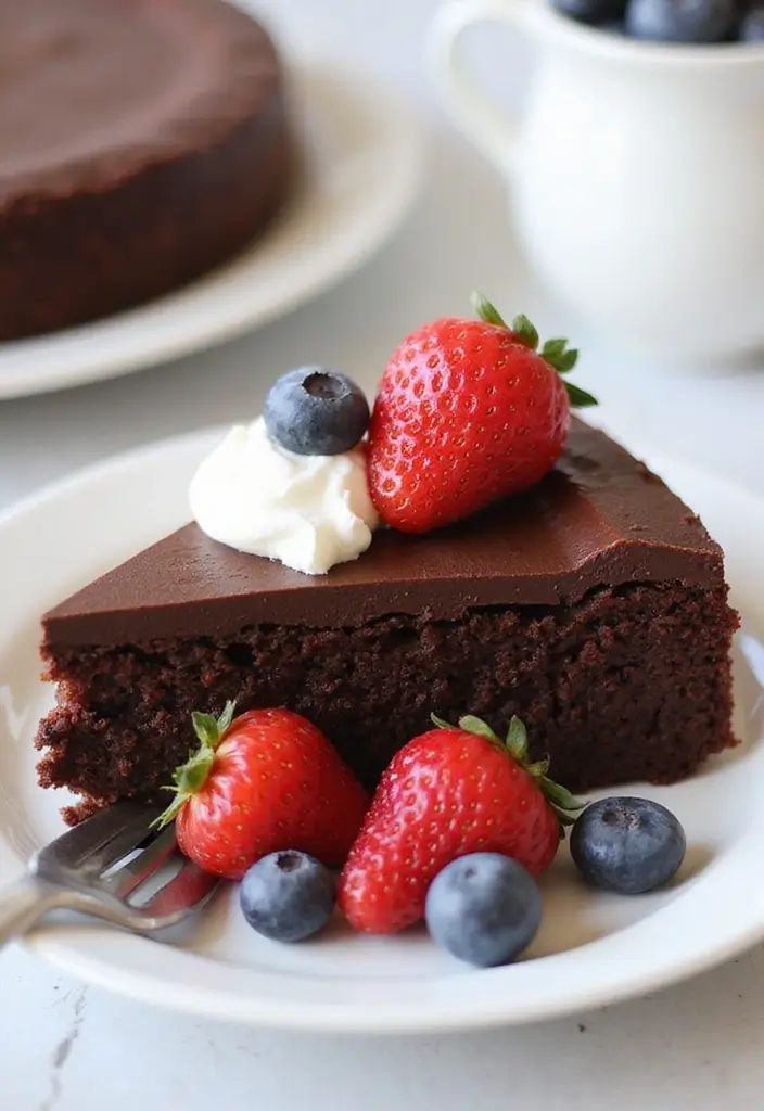 30+ Healthy Gluten Free Dessert Recipes for Every Sweet Tooth 125 30+ Healthy Gluten Free Dessert Recipes for Every Sweet Tooth - 19. Flourless Chocolate Cake