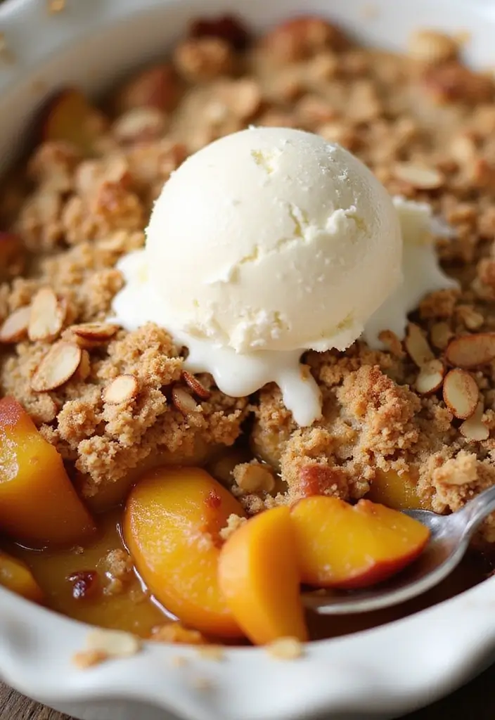 30+ Healthy Gluten Free Dessert Recipes for Every Sweet Tooth 139 30+ Healthy Gluten Free Dessert Recipes for Every Sweet Tooth - 21. Peach Almond Crumble