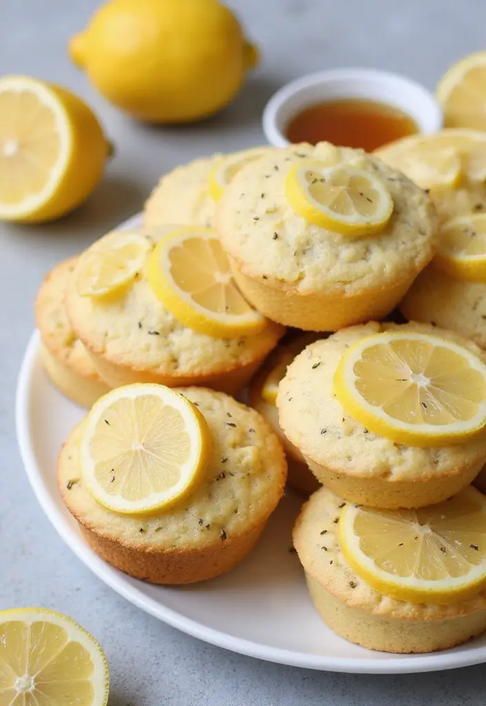 30+ Healthy Gluten Free Dessert Recipes for Every Sweet Tooth 153 30+ Healthy Gluten Free Dessert Recipes for Every Sweet Tooth - 23. Lemon Poppy Seed Muffins