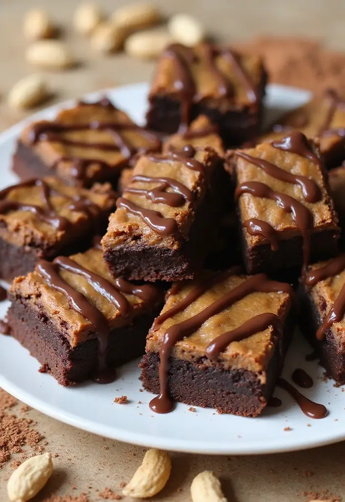30+ Healthy Gluten Free Dessert Recipes for Every Sweet Tooth 188 30+ Healthy Gluten Free Dessert Recipes for Every Sweet Tooth - 28. Gluten-Free Peanut Butter Brownies