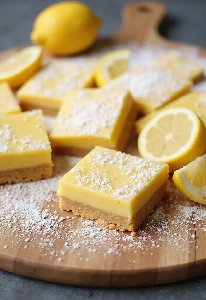 30+ Healthy Gluten Free Dessert Recipes for Every Sweet Tooth 195 30+ Healthy Gluten Free Dessert Recipes for Every Sweet Tooth - 29. Vegan Lemon Bars