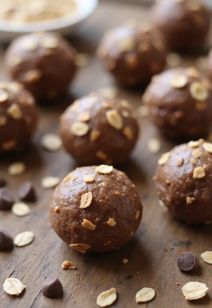 30+ Healthy No-Bake Dessert Recipes That Satisfy Guilt-Free 1 30+ Healthy No-Bake Dessert Recipes That Satisfy Guilt-Free - 1. Chocolate Peanut Butter Energy Bites