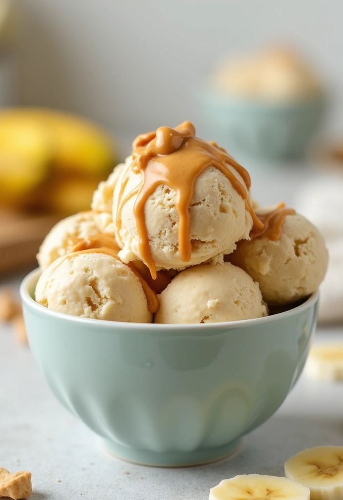 30+ Healthy No-Bake Dessert Recipes That Satisfy Guilt-Free 84 30+ Healthy No-Bake Dessert Recipes That Satisfy Guilt-Free - 14. Peanut Butter Banana Ice Cream