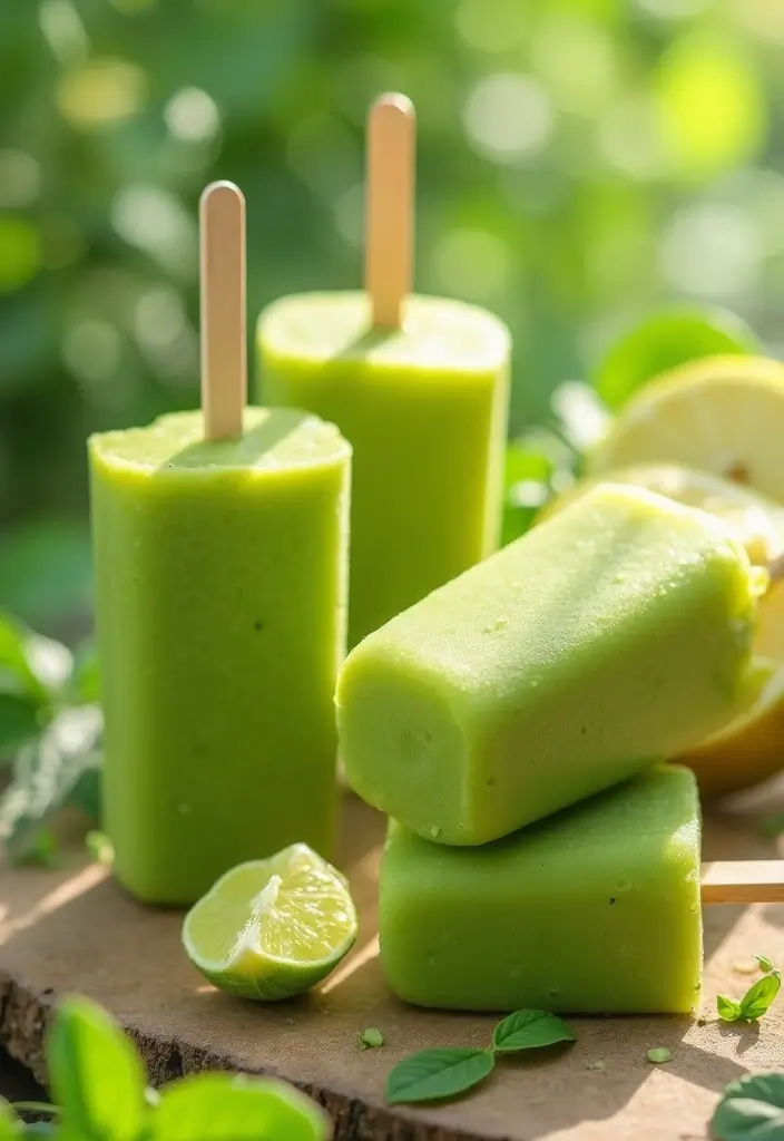 30+ Healthy No-Bake Dessert Recipes That Satisfy Guilt-Free 160 30+ Healthy No-Bake Dessert Recipes That Satisfy Guilt-Free - 26. Green Smoothie Popsicles