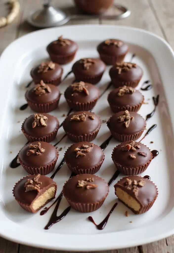 30+ Healthy No-Bake Dessert Recipes That Satisfy Guilt-Free 181 30+ Healthy No-Bake Dessert Recipes That Satisfy Guilt-Free - 29. Chocolate Almond Butter Cups