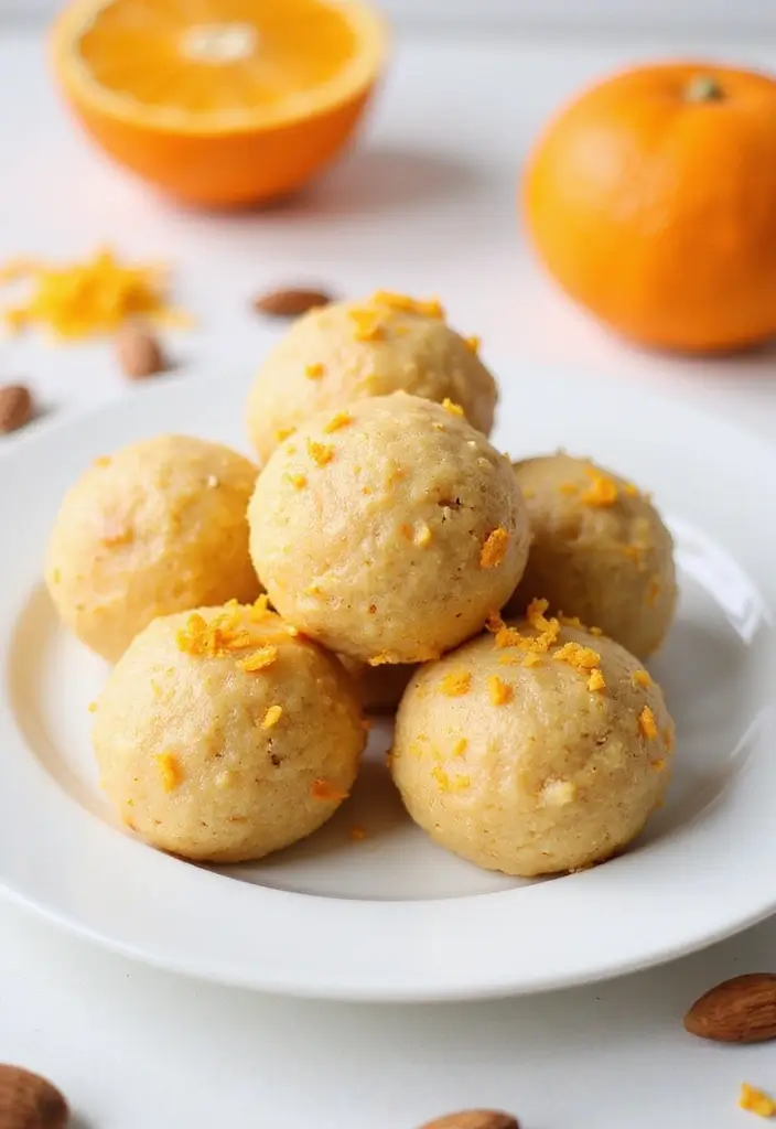 30+ Healthy No-Bake Dessert Recipes That Satisfy Guilt-Free 48 30+ Healthy No-Bake Dessert Recipes That Satisfy Guilt-Free - 8. Orange and Almond Bliss Balls