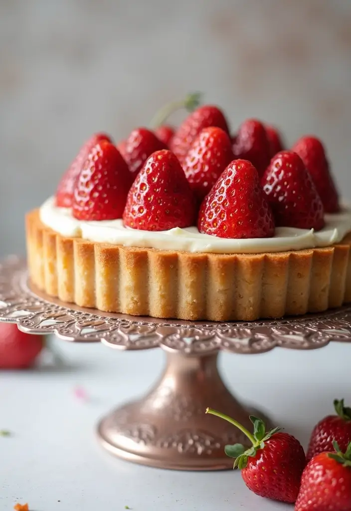 30+ Keto Dessert Recipes with Cream Cheese That Are Low-Carb Heaven 63 30+ Keto Dessert Recipes with Cream Cheese That Are Low-Carb Heaven - 11. Strawberry Cream Cheese Tart