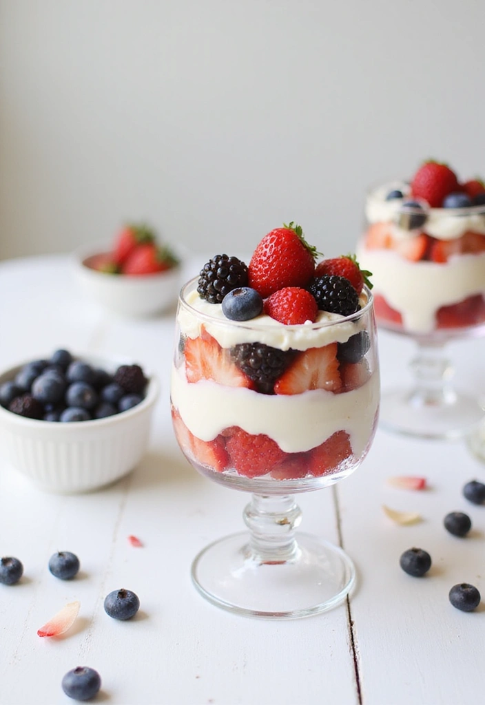 30+ Keto Dessert Recipes with Cream Cheese That Are Low-Carb Heaven 70 30+ Keto Dessert Recipes with Cream Cheese That Are Low-Carb Heaven - 12. Cream Cheese Berry Parfait