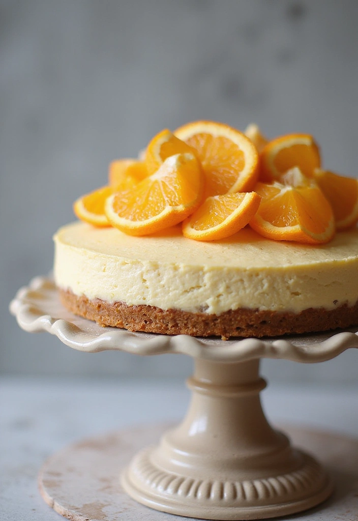 30+ Keto Dessert Recipes with Cream Cheese That Are Low-Carb Heaven 115 30+ Keto Dessert Recipes with Cream Cheese That Are Low-Carb Heaven - 19. Cream Cheese Orange Cheesecake