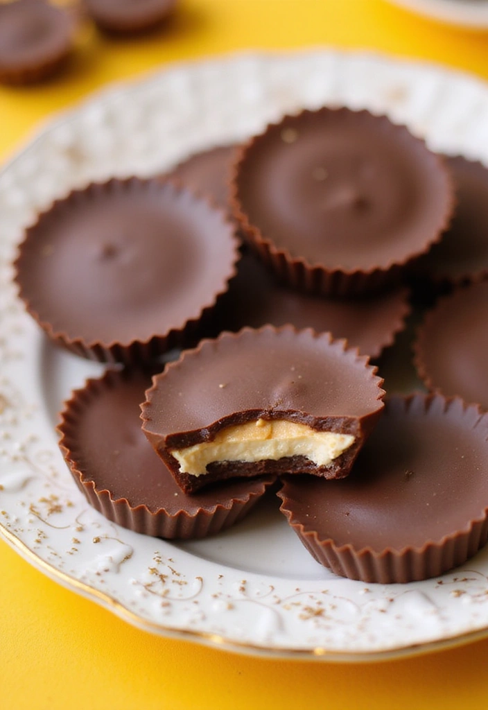 30+ Keto Dessert Recipes with Cream Cheese That Are Low-Carb Heaven 136 30+ Keto Dessert Recipes with Cream Cheese That Are Low-Carb Heaven - 22. Cream Cheese Chocolate Peanut Butter Cups