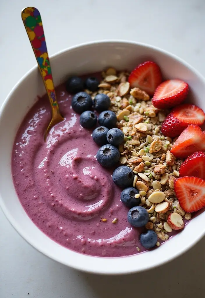 30+ Keto Dessert Recipes with Cream Cheese That Are Low-Carb Heaven 155 30+ Keto Dessert Recipes with Cream Cheese That Are Low-Carb Heaven - 25. Cream Cheese and Nut Butter Smoothie Bowl