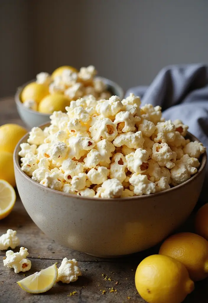 30+ Lemon Cream Cheese Dessert Recipes That Are Zesty and Light 97 30+ Lemon Cream Cheese Dessert Recipes That Are Zesty and Light - 15. Lemon Cream Cheese Popcorn