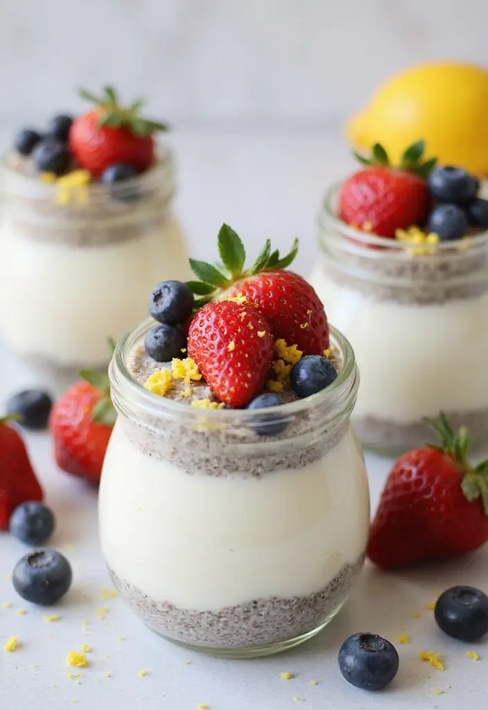 30+ Lemon Cream Cheese Dessert Recipes That Are Zesty and Light 109 30+ Lemon Cream Cheese Dessert Recipes That Are Zesty and Light - 17. Lemon Cream Cheese Chia Pudding