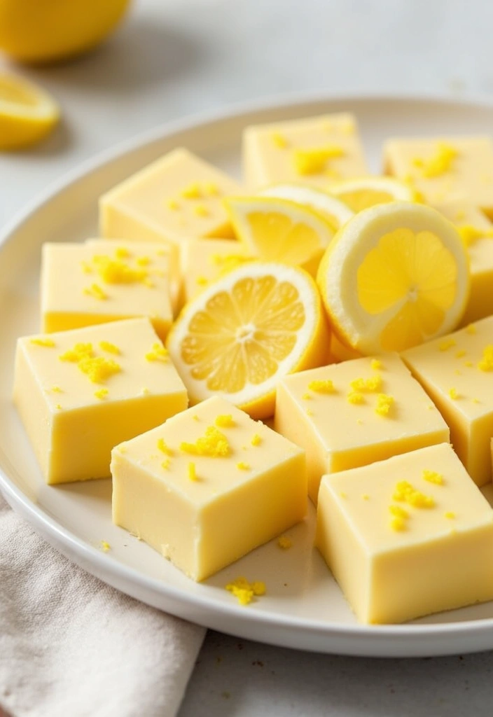 30+ Lemon Cream Cheese Dessert Recipes That Are Zesty and Light 177 30+ Lemon Cream Cheese Dessert Recipes That Are Zesty and Light - 27. Lemon Cream Cheese Fudge