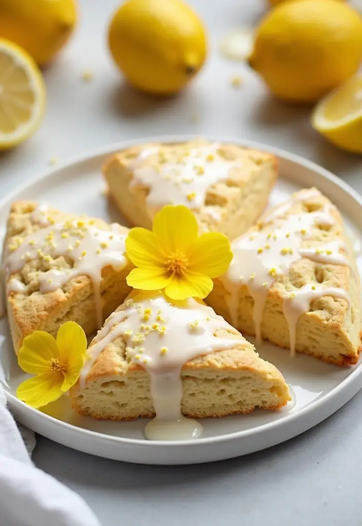 30+ Lemon Cream Cheese Dessert Recipes That Are Zesty and Light 184 30+ Lemon Cream Cheese Dessert Recipes That Are Zesty and Light - 28. Lemon Cream Cheese Scones