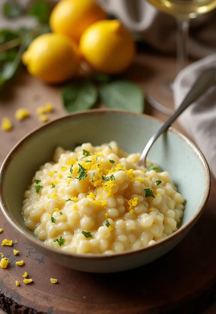 30+ Lemon Cream Cheese Dessert Recipes That Are Zesty and Light 198 30+ Lemon Cream Cheese Dessert Recipes That Are Zesty and Light - 30. Lemon Cream Cheese Risotto